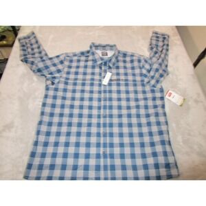Wrangler 2XL Performance Plaid Shirt Moisture Wicking UPF 30 Flex For Comfort
